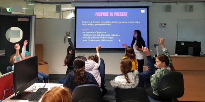 College hosts Code Like a Girl school holiday camp