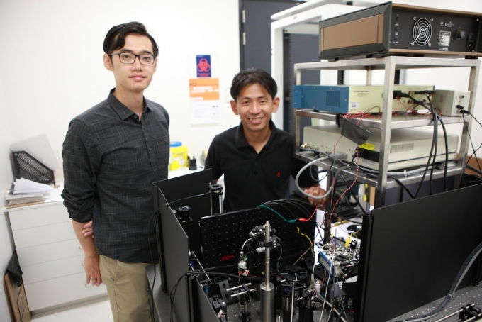 Barcode scanner microscope films neurons firing
