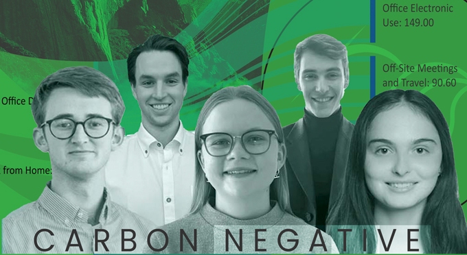 Capstone students chart path to “Carbon Negative”
