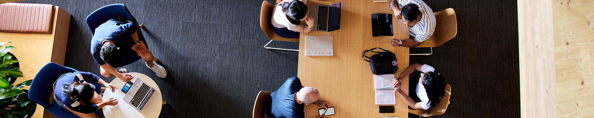 Students sitting in desk