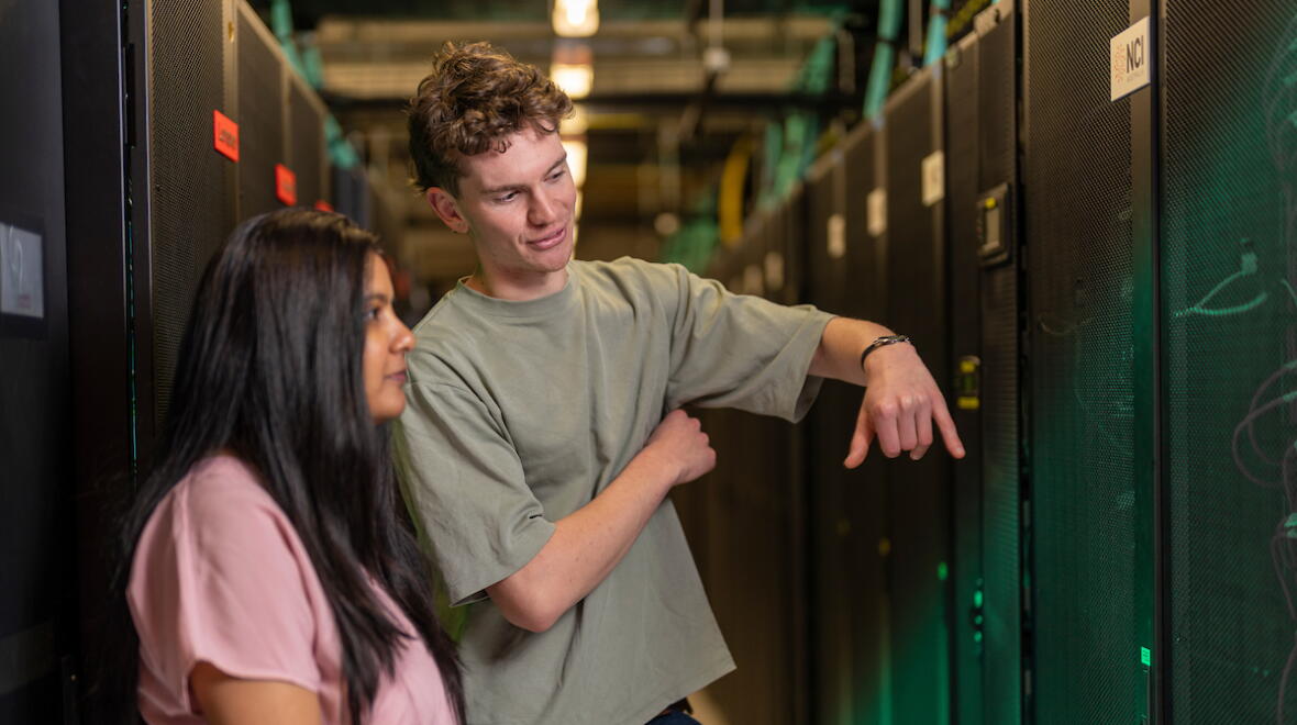 ANU student and researcher at the NCI
