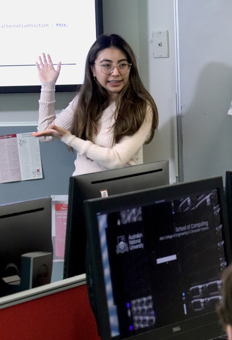 ANU student Amelia Genova