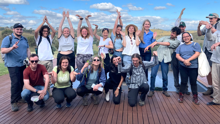 Patricia Wang-Zhou (back row, centre) and fellow students celebrate the first ever Local Design Summit, which she helped to organise when the pandemic forced the cancelation of Humanitarian Design Summits overseas.