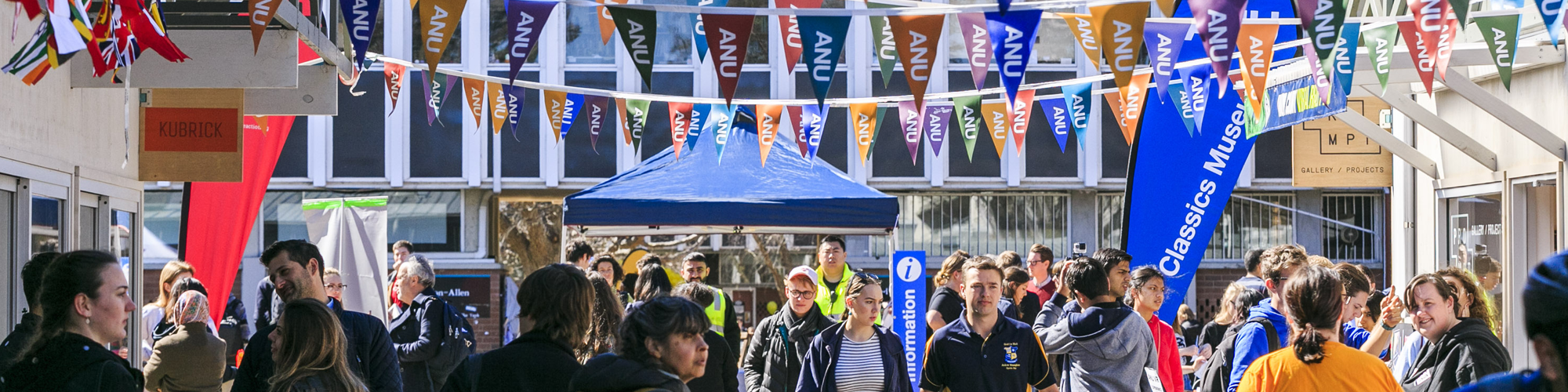 ANU Open Day crowds