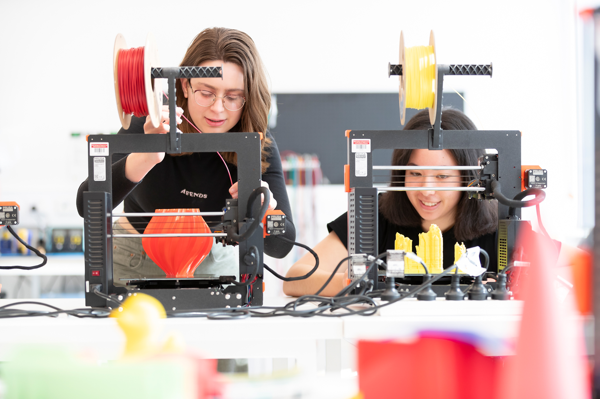 ANU engineering students 3D printing